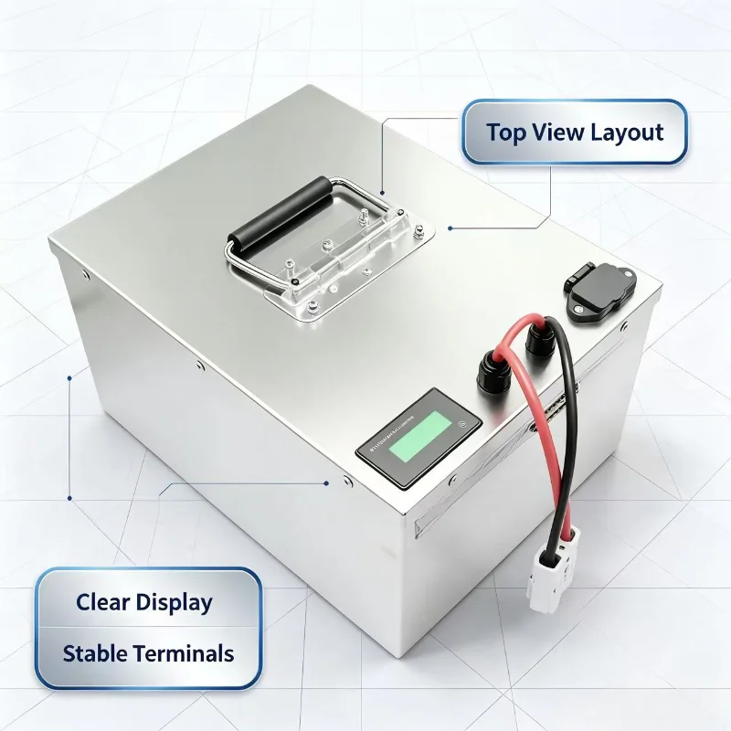 72V LiFePO4 Batarya, 60Ah, Blu - 72V 60Ah Lifepo4 Battery Pack incelemesi ve fiyatı