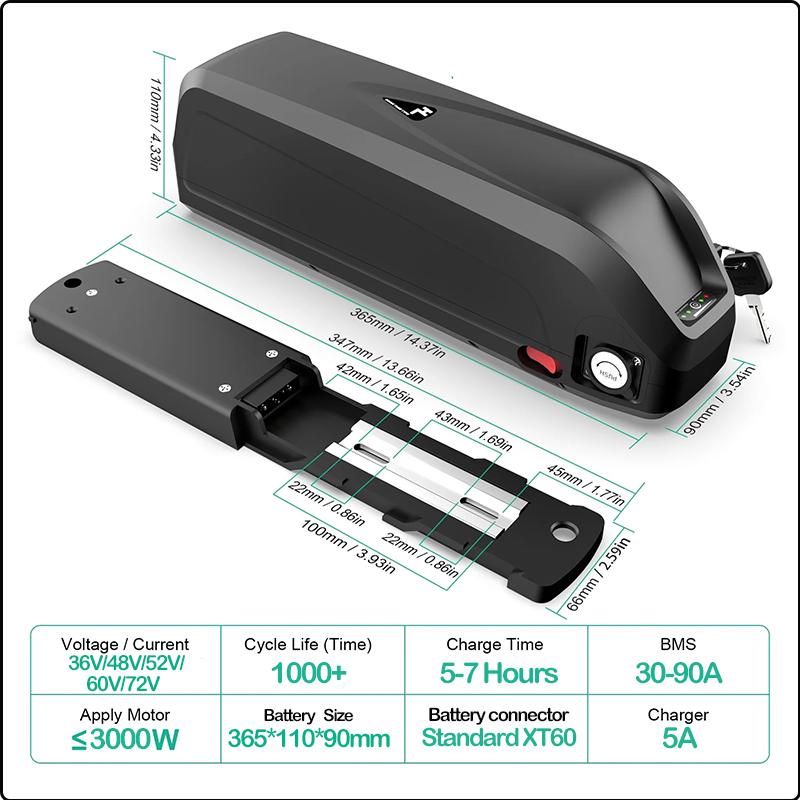 48V 50AH 52V 36V 30AH E-bisikl - 60V 30Ah Electric Scooter Battery incelemesi ve fiyatı